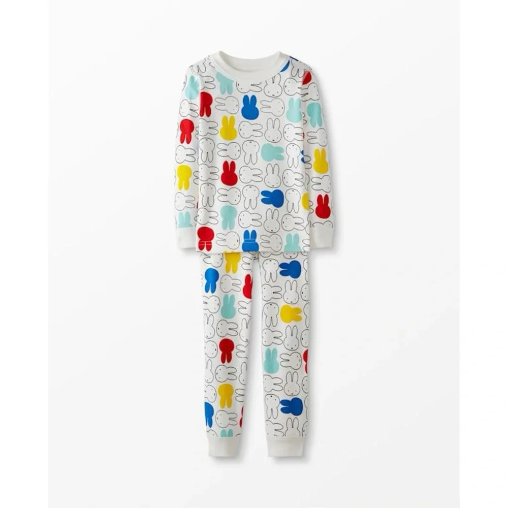 Hanna Andersson x Miffy Bunny Pajamas Long John’s